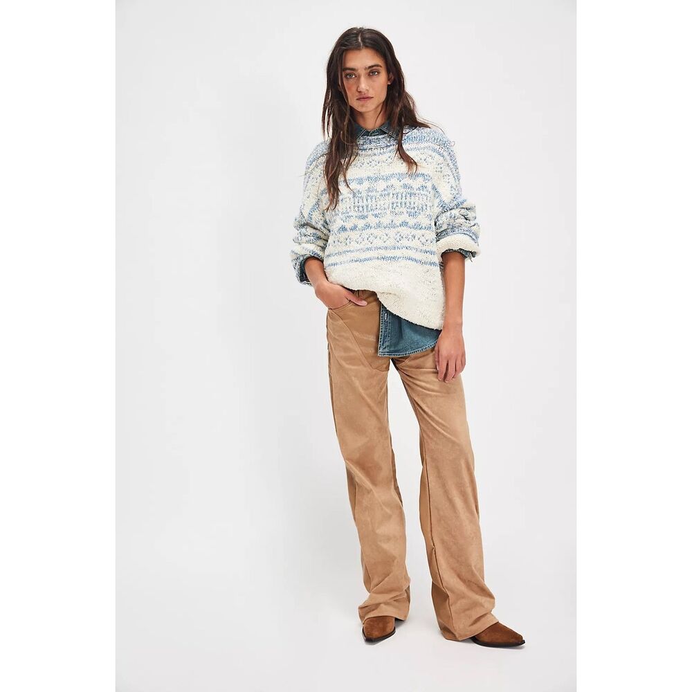 New Free People Dani Pattern Sweater Size XS - Picture 4 of 11
